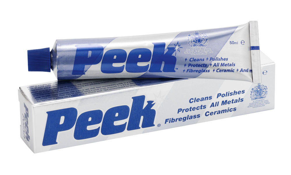 Peek Polish,polijsten,poetsen,metal polish,metaal poetsen,poetspasta,polijstpasta